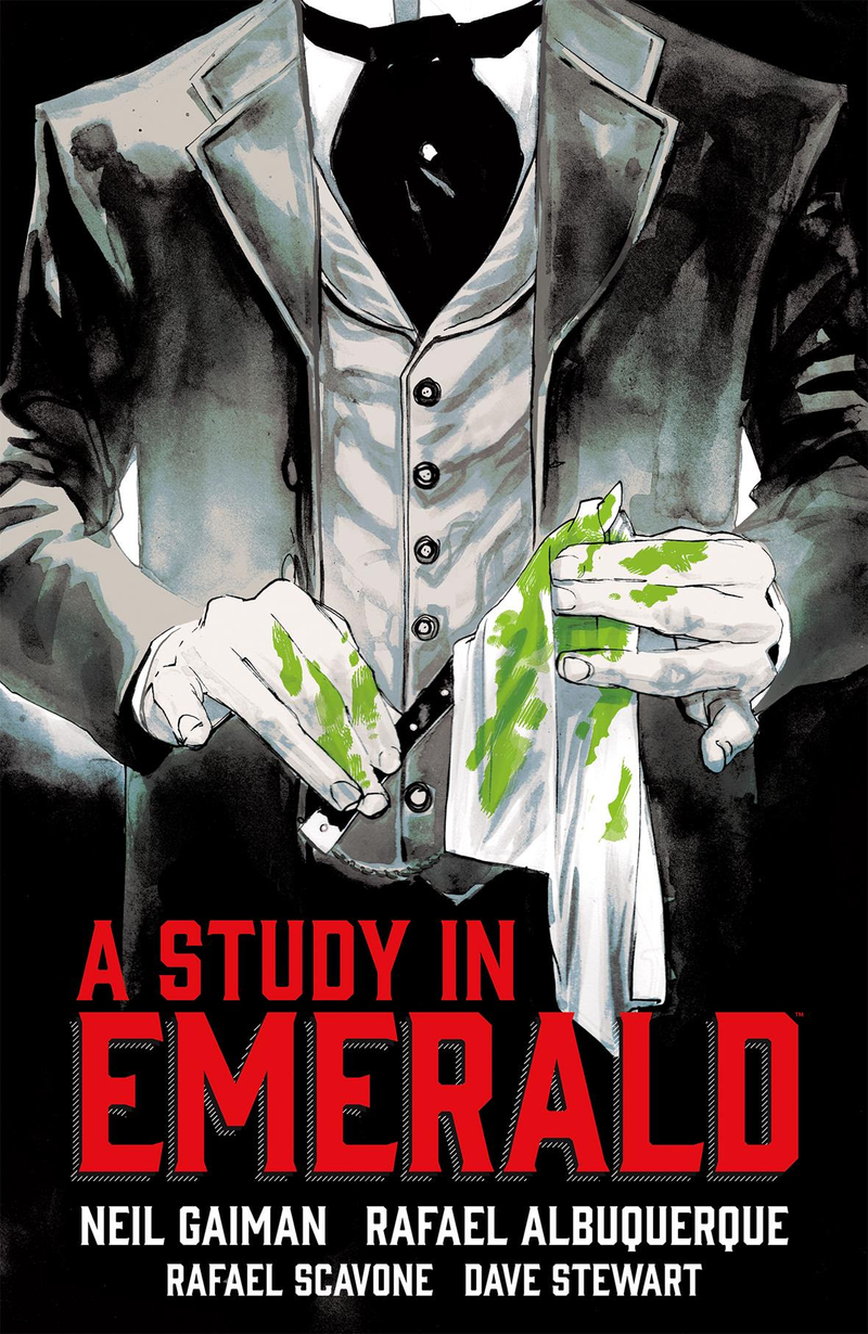 Illustration for article titled Neil Gaiman's Sherlock Holmes/Cthulhu Mashup A Study in Emerald Is Being Turned Into a Comic